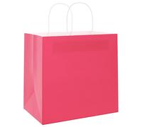 Paper Bags with Handles Kraft Bag Paper Gift Bag Paper Bag With Handle vidaXL