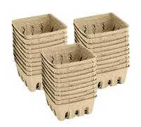 Paper Berry Basket, 60Pcs Farmhouse Berry Basket, 4x2 Heat Shrink Paper Pulp Strawberry, Container for Grocery Store