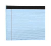 Paper Blocks | 24 x 27 cm Perforated Ruled Seyes 30 Sheets | Landscape Format Legal Block - for Lawyers, Paralegals, Students, Courtroom, Office, School, Home, Meeting Management, P