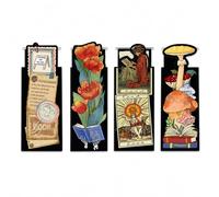 Paper Bookmark, Vintage Reading Design, 1 Set