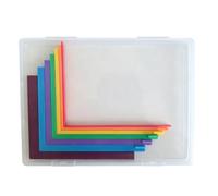 Paper Border Spacing Guide Set, Lightweight Positioning Tools with Marked Corners Serving Scrapbooking Notes Card Design Paper Alignment Guides Border Spacing Tool Layering Corner Ruler Card Making