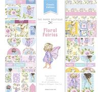 PAPER BOUTIQUE The Floral Fairies 8 in x 8 in Paper Kit Pad