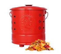 Paper Burn Bucket - Fireproof Ash Can, Metal Trash Bin | Outdoor Incinerator Container Yard Cleanup, Heavy Duty Steel Bucket System with Heat Resistant Handle Lid Design