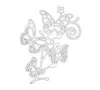 Paper Butterfly Cutting Dies - Craft Template, Album Cutter | Decorative Metal Stencil for Cards, Graduation Event Invitation Design, Handmade Scrapbook Embellishments Art Supplies Lovers Kit