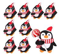 Paper Candy Holders, Christmas Packages, 8 x 7 cm, 50 Pieces Sugar Loaf Packaging | Festive Lollipop Cake Treat Decorations | Holiday Greeting Cards Party Favor Gift Display