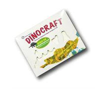 PAPER-CAPERS DINOCRAFT 08: Ankylosaurus | 3D Dinosaur Paper Skeleton Sculpture DIY Kit | Craft & Learn with 3D Animation | No Glue Needed | Ages 7+ | STEM Craft Toy