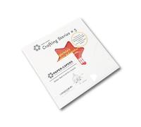 PAPER-CAPERS X-mas Glitter Balls: Story & Craft DIY 3D Paper Sculpture Kit. 32 Gold & Silver Pieces, Including 6 pre-Cut Paper Shapes, String & Wish Tags, a Short Story Sheet & Instructions