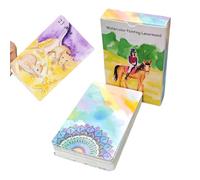 Paper Cards for the Table, Board Game Accessories in Watercolour Style, Card Games Made of Watercolour Paper for Family Evening - For Women, Girls, Teenagers, Teenagers, Wife, Husband, Son, Daughter