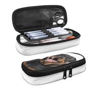 Paper Carving Tiger Pencil Case for Girls Large Capacity Paper Sculpture Floral Tiger Pen Bags with Zipper Storage Organizer Bags Box Women for Office College