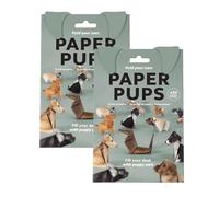 Paper Cat, DIY Paper Origami Cats, Cute Cat Papercraft Kit, Creative Sculpture Desktop Bookshelf Decoration, Aircraft Model Building Kits for Dinosaurs and Pet Lovers (Dogs)