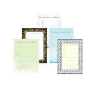 Paper Ceremony Certificates | Printed Certificate for Ashes Scattering | Memorial & Ashes Ceremony Accessory (Dark Blue Waves)