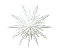 Paper Christmas Decoration, Extra Large Paper Snowflake 50cm, Large White Snowflake Christmas Room Decoration, Wall Ceiling Xmas Window Hanging Ornament
