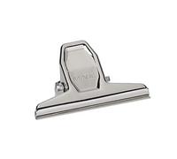 Paper Clamp MAULpro Torsion Resistant Steel 75mm Width 20mm Clamp Width Light Silver Pack of 10
