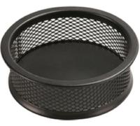 Paper Clip Container Q-CONNECT Office Set Metal Black/Small Office Accessories/Type-Desktop/Kind-for Paper Clips/Material-Metal/Colour-Black/Dimensions (mm)-32x90