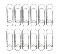 Paper Clip Pen Holder for Notebook | 12 Pcs Heart Shape Pencil Paper Clips, Stainless Steel Pen Clip - for Journal, Notebook, Diary, Planner, Office, School, Work, Home, Desktop, Classroom