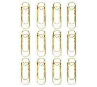 Paper Clip Pen Holder, Pack of 12 Heart-Shaped Pen Holders, Reusable Diary Pen Clip for Office, School, Home, Desk, Classroom, Journal, Notebook, Diary
