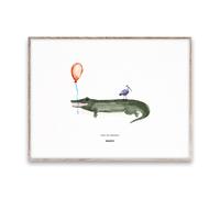 Paper Collective Coco the Crocodile poster 30x40 cm
