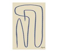 Paper Collective Different Ways poster blue 50x70 cm