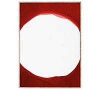 Paper Collective - Ensō Red III Poster, 30x40 cm - Red
