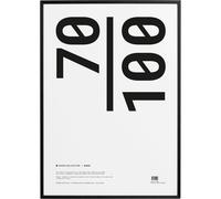 Paper Collective - Frame Black / Acrylic Glass, 70x100 cm - Black