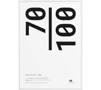 Paper Collective - Frame White / Acrylic Glass, 70x100 cm - White
