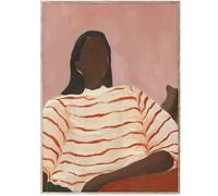 Paper Collective - Red Stripes Poster 50x70 cm - Multi