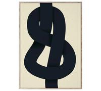 Paper Collective - The Knot Poster, 50x70 cm - Dark Blue