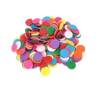 Paper Confetti Circles, Color Felt Round Shape Pad Mixed Color Wedding Confetti Assortment of Craft Felt Circles for Wedding DIY and Sewing Handcraft(2.5cm)
