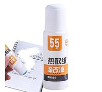 Paper Correction Liquid - Ink Removal Tool, Eraser Pen Remover | Thermal Print Blocking Fluid, Handwritten Text Eliminating Marker For Confidential Notes Privacy Editing School Stationery Tasks