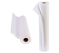 Paper Couch Roll 20" 40M White Hygiene Beauty Salon Massage Table Bed Cover - Dual Layer Packaged (Two Rolls)