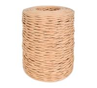 Paper Covered Wire,200m 2mm Natural Papers Wires Paper Wrap Wires Ccowhide Color for Flower Arrangement Corolla Christmas Wreath Making Wedding Decoration DIY Process Wire