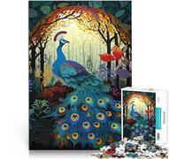 Paper Craft PeacockJigsaws 1000 Pieces for Adults for Educational Game Challenge Toy is ideal as a gift for the whole family 38x26cm