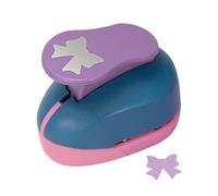 Paper Craft Punch - Bow Pattern Tool for Scrapbooking | Zinc Alloy ABS Build, Compact Size 7.2x5.2x4.4cm, Lightweight 88g, Classroom Preschool Art Projects, Card