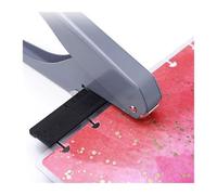 Paper Craft Punch Hole Puncher F 4 Hole Creative Mushroom Puncher Disc Ring Binding Cutter T-type Paper Craft Diy Tool Offices Stationery(Dark grey 1 hole)