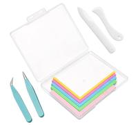 Paper Crafting Alignment Guides 5 Pieces Scrapbooking Tools | Paper Craft Layering Spacers for Crafters Scrapbookers Stampers Hobbyists Artists Home Apartment Classroom School Project