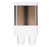 Paper Cup Dispenser - 18.5 x 25.5 x 23.5 cm Counter , Beverage Station, Convenient Cup Storage, Office Breakroom Coffee Service Holder, Practical Drinkware Arrangement for Restaurant Ca