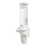 Paper Cup Dispenser - Push Button Automatic Cup Dispenser Fit 7oz Paper Cups, Wall Mounted Water Cooler Cup Dispenser, Disposabl-e Cup Dispenser For Homes,Restaurants