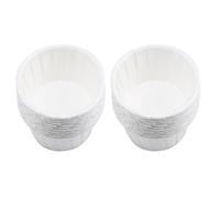 Paper Cups Hair Wax Hairless Bean Tools Wax Face Butter Bean White Cake Cup for Hair Removal 100PCS, Cake Cups