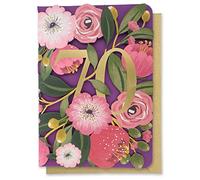 Paper Cut Art 70th Floral Laser Cut Birthday Greeting Card By Alljoy Cards AL101
