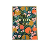 Paper Cut Art Feel Better Soon Floral Get Well Greeting Card By Alljoy Cards