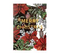 Paper Cut Art Festive Poinsettia Plant Christmas Greeting Card by Alljoy Cards CMS036