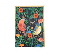 Paper Cut Art Happily Ever After Wedding Greeting Card by Alljoy Cards AL116