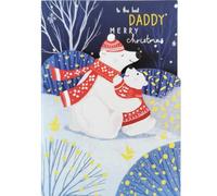 Paper Cut Art to The Best Daddy Laser Cut Christmas Greeting Card CMS040