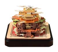 Paper-Cut Calendar, Creative Gift Customization, 3D Pop-Up Notepad, Landscape Desktop Ornament