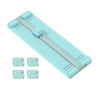 Paper Cutter Pusher - 4-in-1 Precision Chopper Bi-directional Cutting Tool Non-Slip Design | Durable Creative Modern Design Home Office School Card Making Day