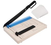 Paper Cutter with Safety Guard, Magnetic Guide, Heavy Duty Base for Cardstock, Cardboard, Vinyl, Crafts and Photos