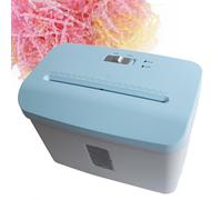 Paper Cutting Machine, Compact Paper Shredder for Raffia Paper and A4, 7.5L Capacity with Visible Transparent Window, Safe Pull and Power Off for Events
