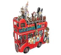 Paper D'Art 3D Coronation Birthday Card The King's Bus 3D036