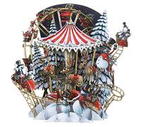 Paper D'Art 3D Pop-Up Card Christmas Carousel