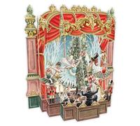 PAPER D'ART - CHRISTMAS BALLET - 3D CHRISTMAS CARD